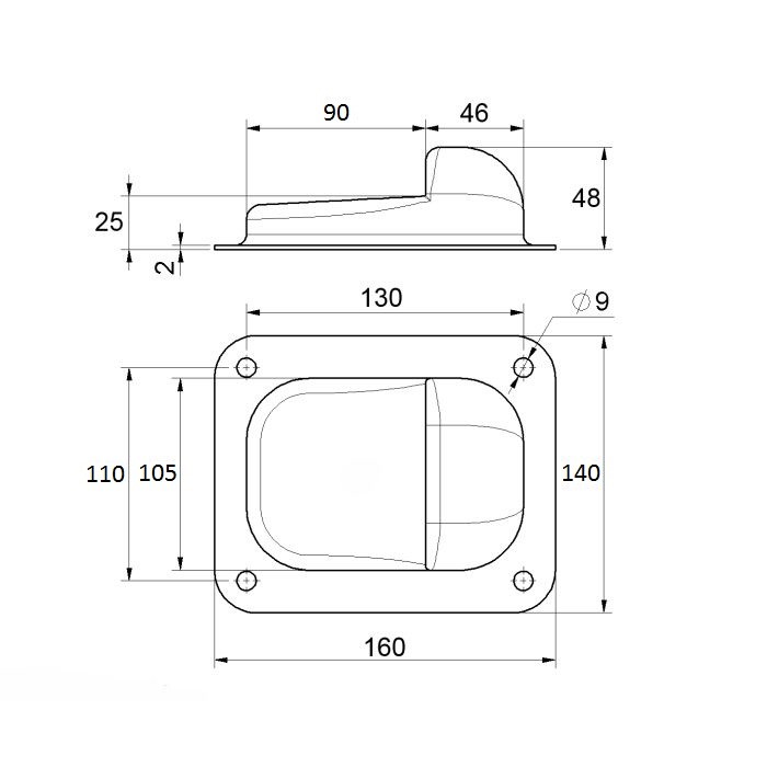 Koncový doraz - veľký